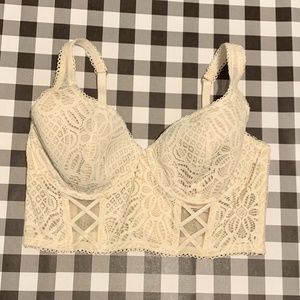 Victoria's Secret DREAM ANGELS Lace Bustier 36D